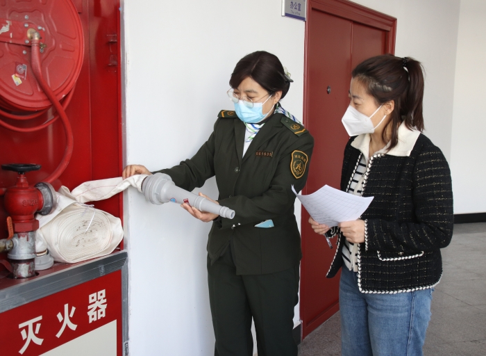 2023-3-16 石家莊管理所開展春季防火消防安全檢查 攝：張偉